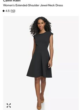 calvin klein short sleeve fit & flare midi dress Calvin klein scuba fit flare dress + FREE SHIPPING